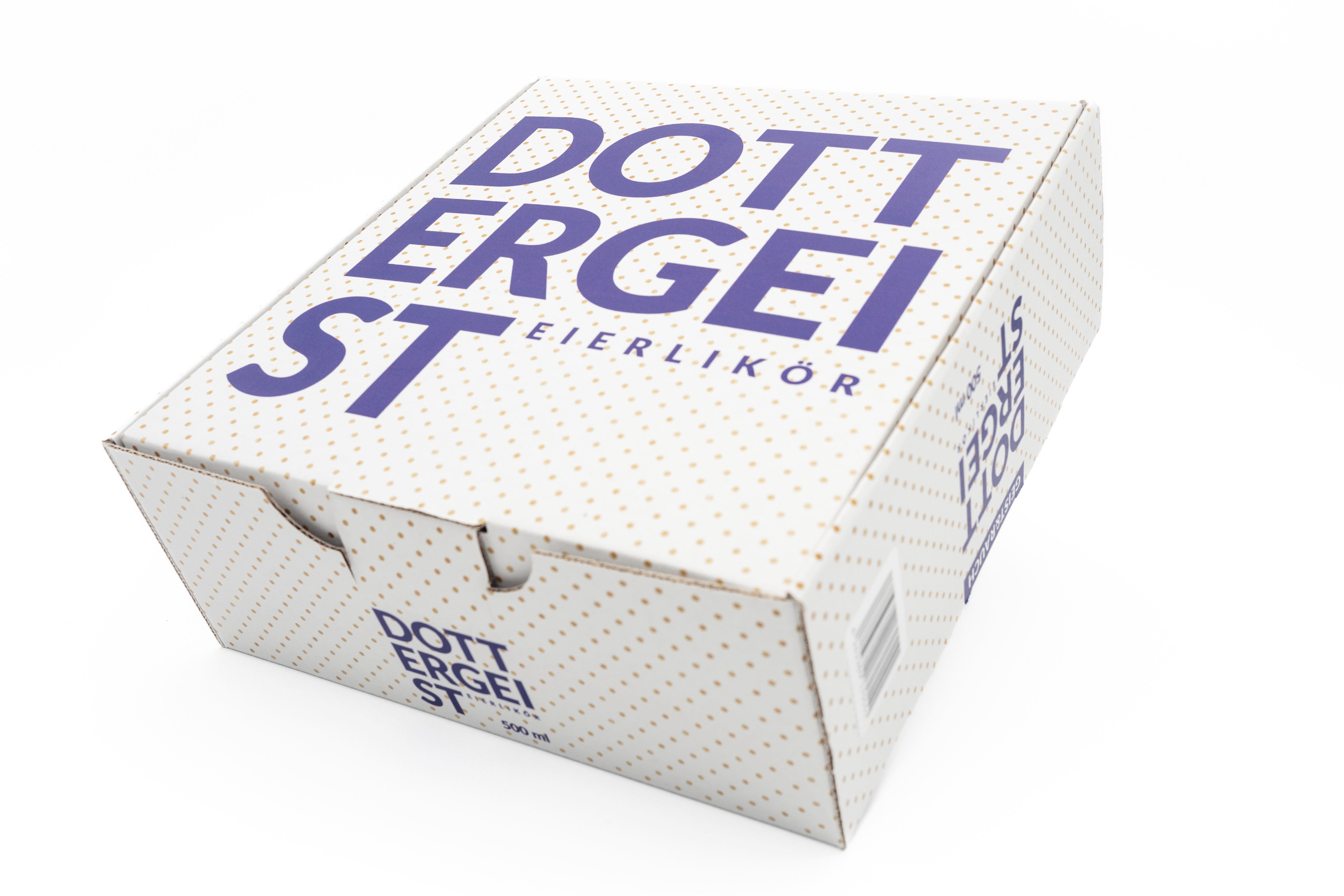 Dottergeist Geschenkkarton mit zwei Gläsern von außen