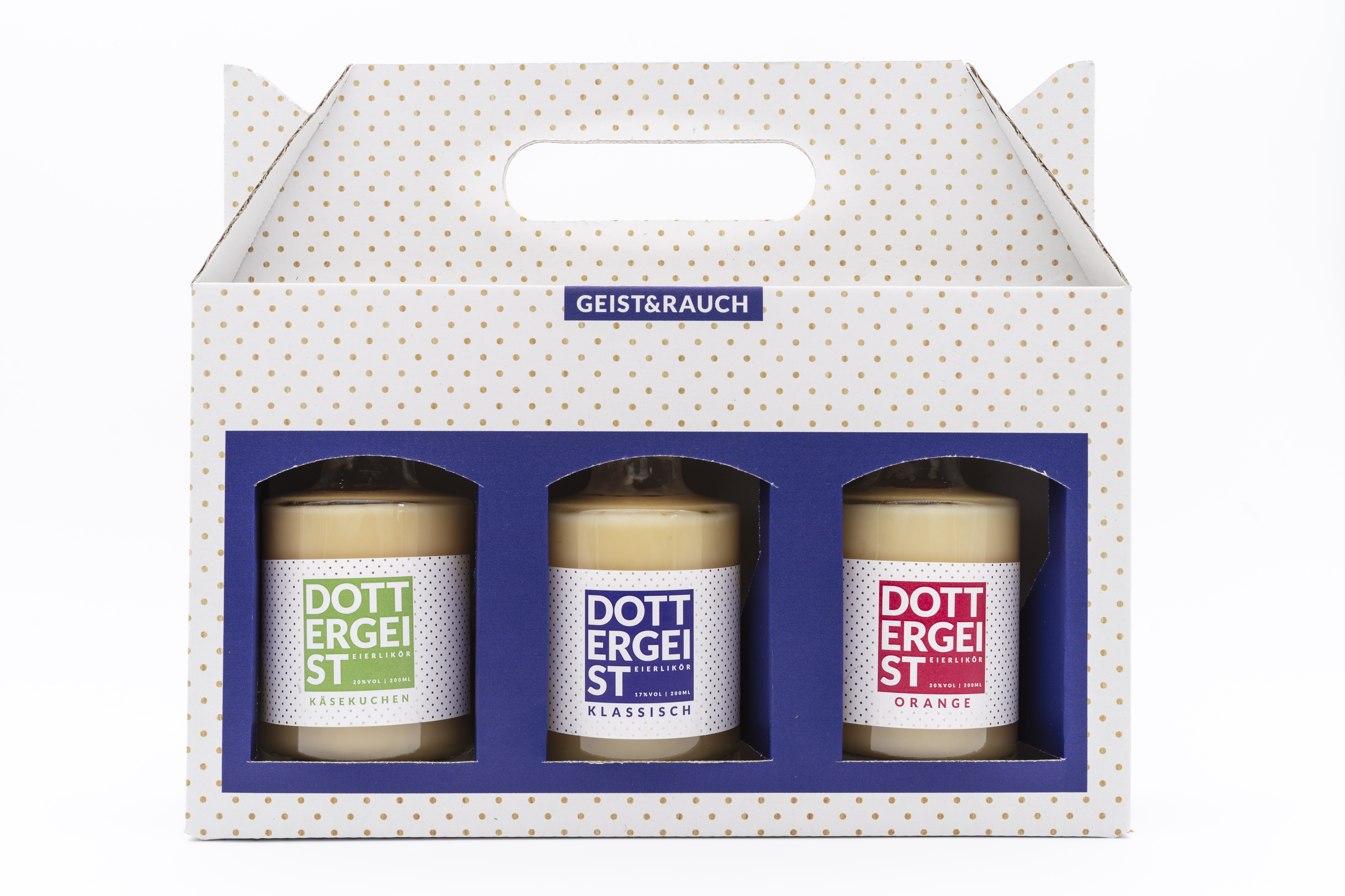 Geschenkverpackung für 3 Dottergeister von GEIST&RAUCH